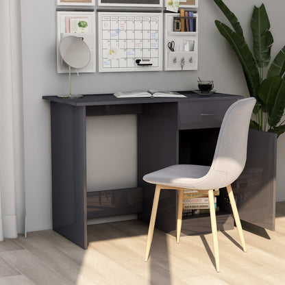 Escritorio De Madera De Ingeniería Envejecida 100X50X76 Cm