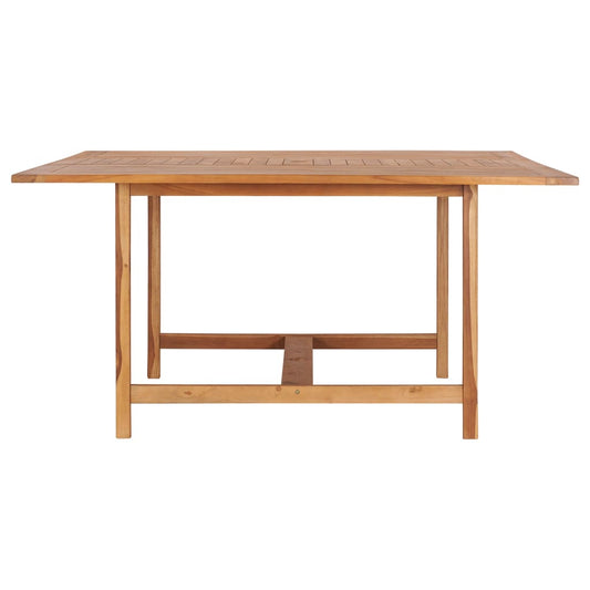 Mesa De Jardín De Madera Maciza De Teca