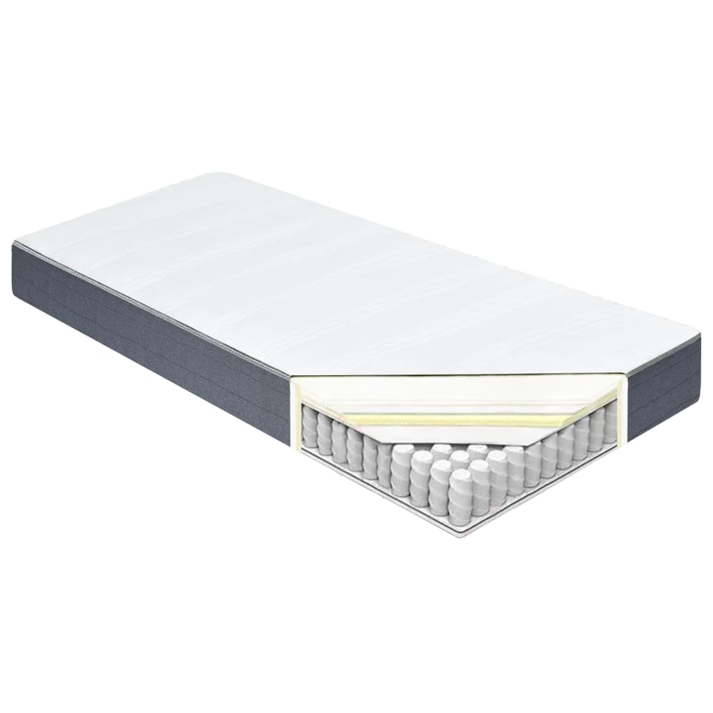 Colchón De Cama Box Spring Firmeza Media 80X200X20 Cm