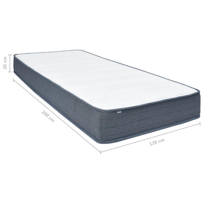 Colchón De Cama Box Spring Firmeza Media 120X200X20 Cm