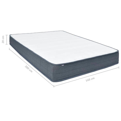 Colchón De Cama Box Spring Firmeza Media 160X200X20 Cm