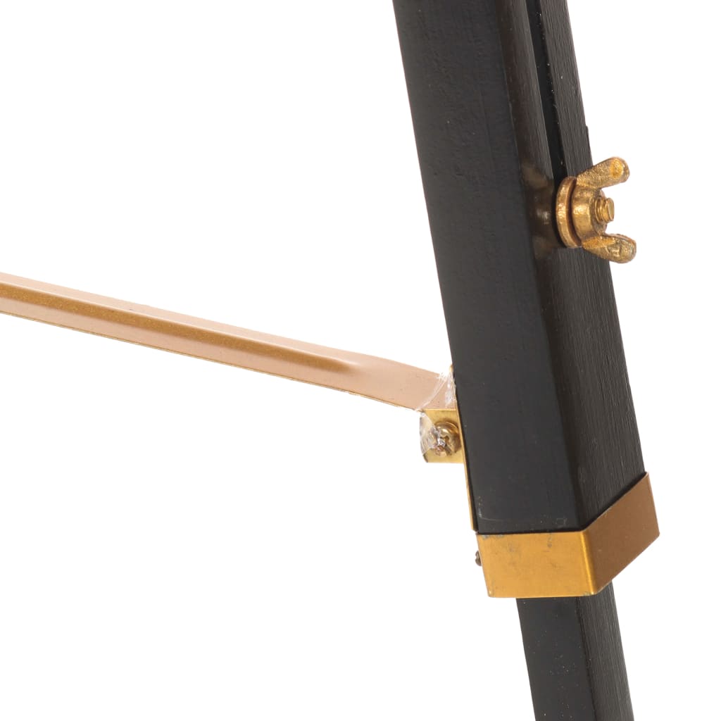 Lámpara De Trípode Madera Maciza De Teca 141 Cm