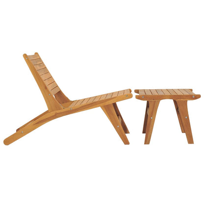 Silla De Jardín De Madera Maciza De Teca