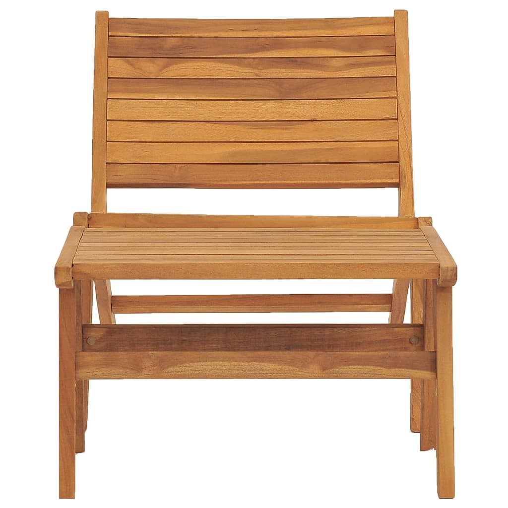 Silla De Jardín De Madera Maciza De Teca