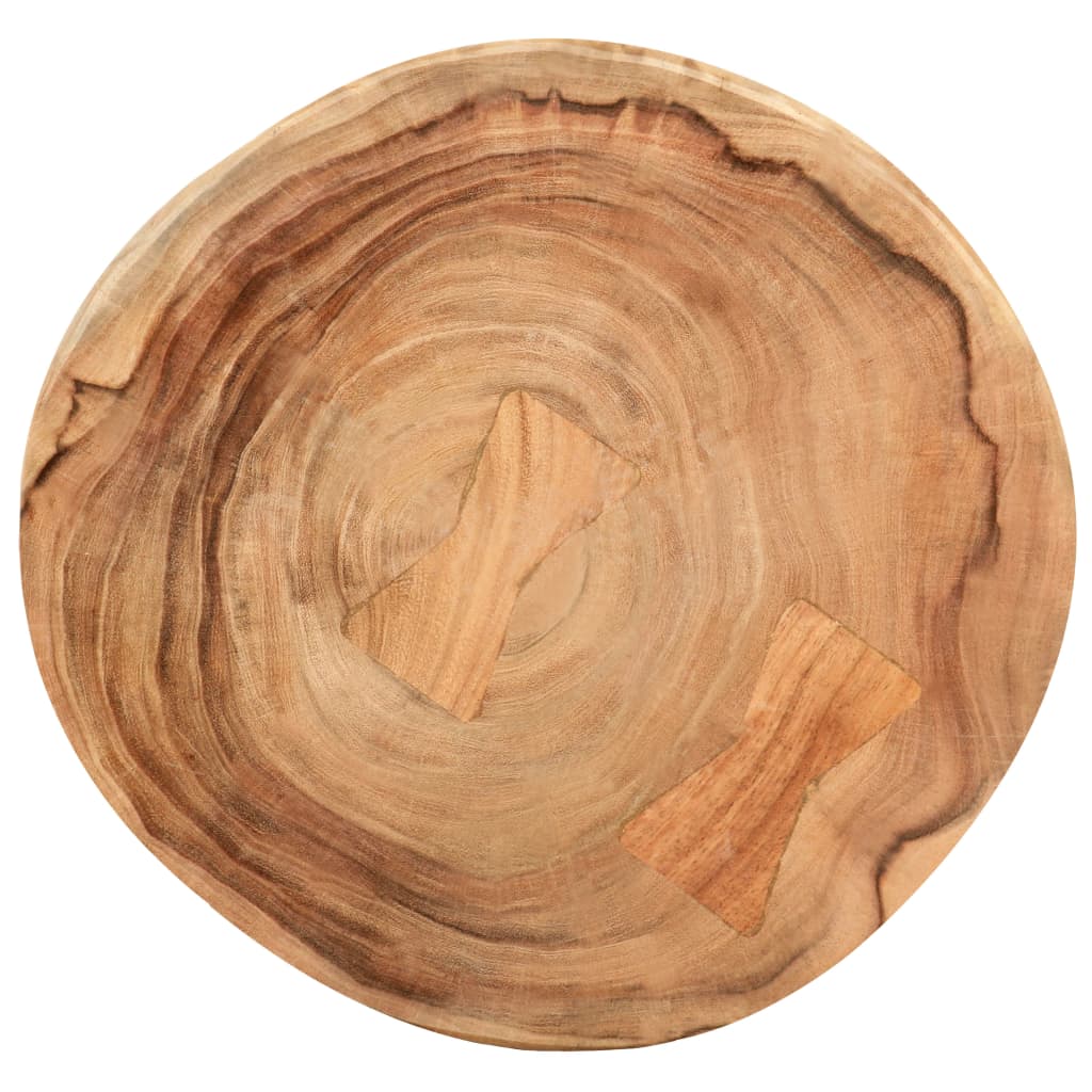 Taburetes De Cocina 2 Unidades Madera Maciza De Acacia