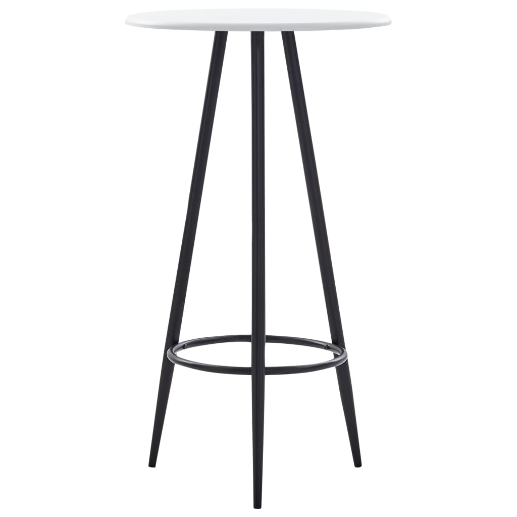 Juego De Mesa Alta Y Taburetes 3 Piezas Tela
