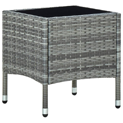 Mesa De Jardín Ratán Sintético 40X40X45 Cm
