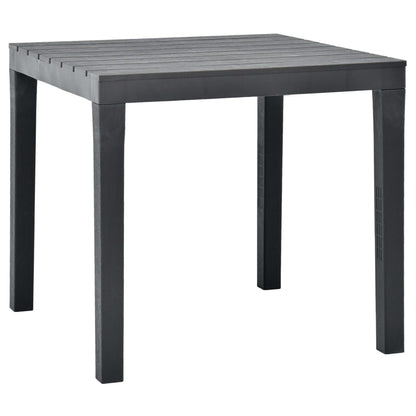 Mesa De Jardín De Plástico Color 78X78X72 Cm