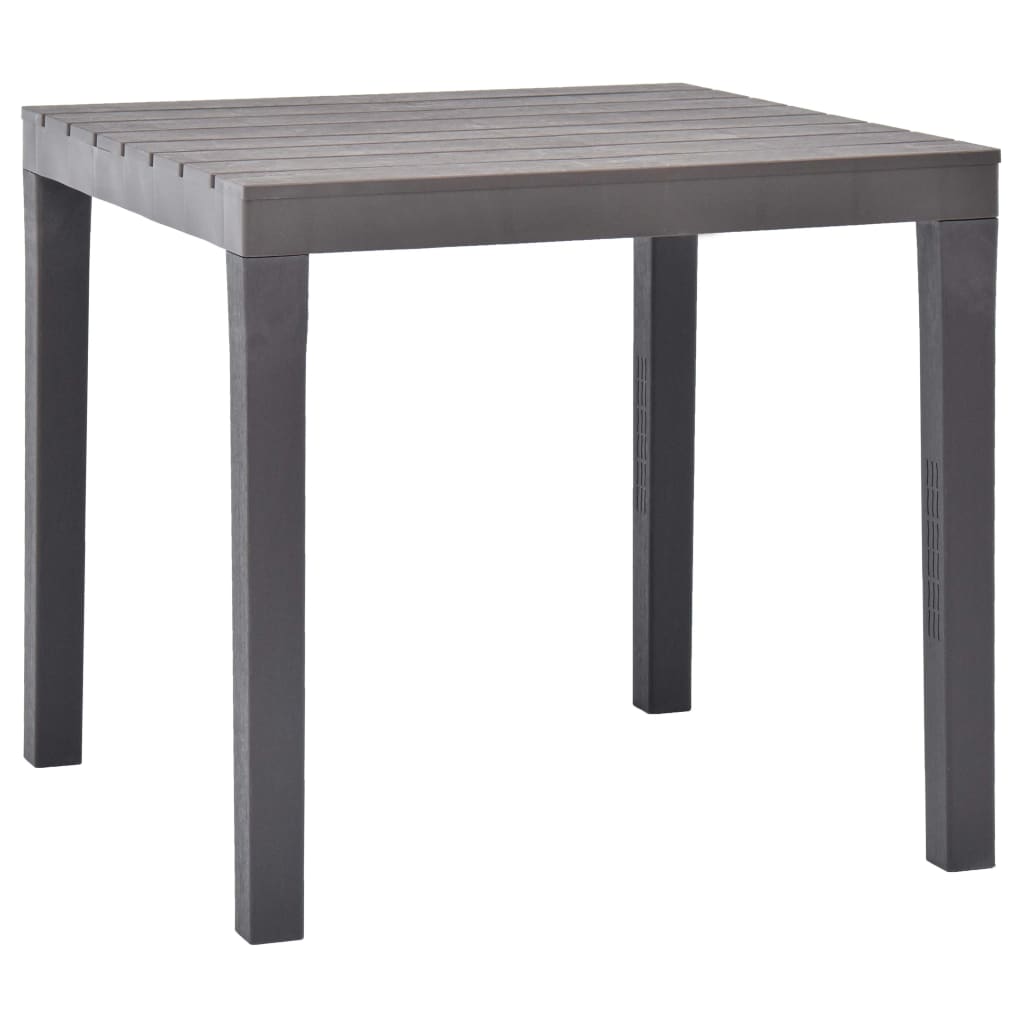 Mesa De Jardín De Plástico Color 78X78X72 Cm
