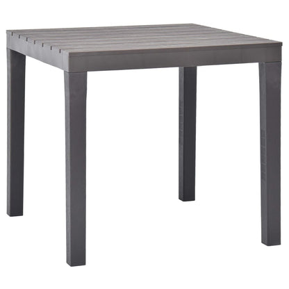 Mesa De Jardín De Plástico Color 78X78X72 Cm