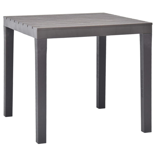 Mesa De Jardín De Plástico Color 78X78X72 Cm