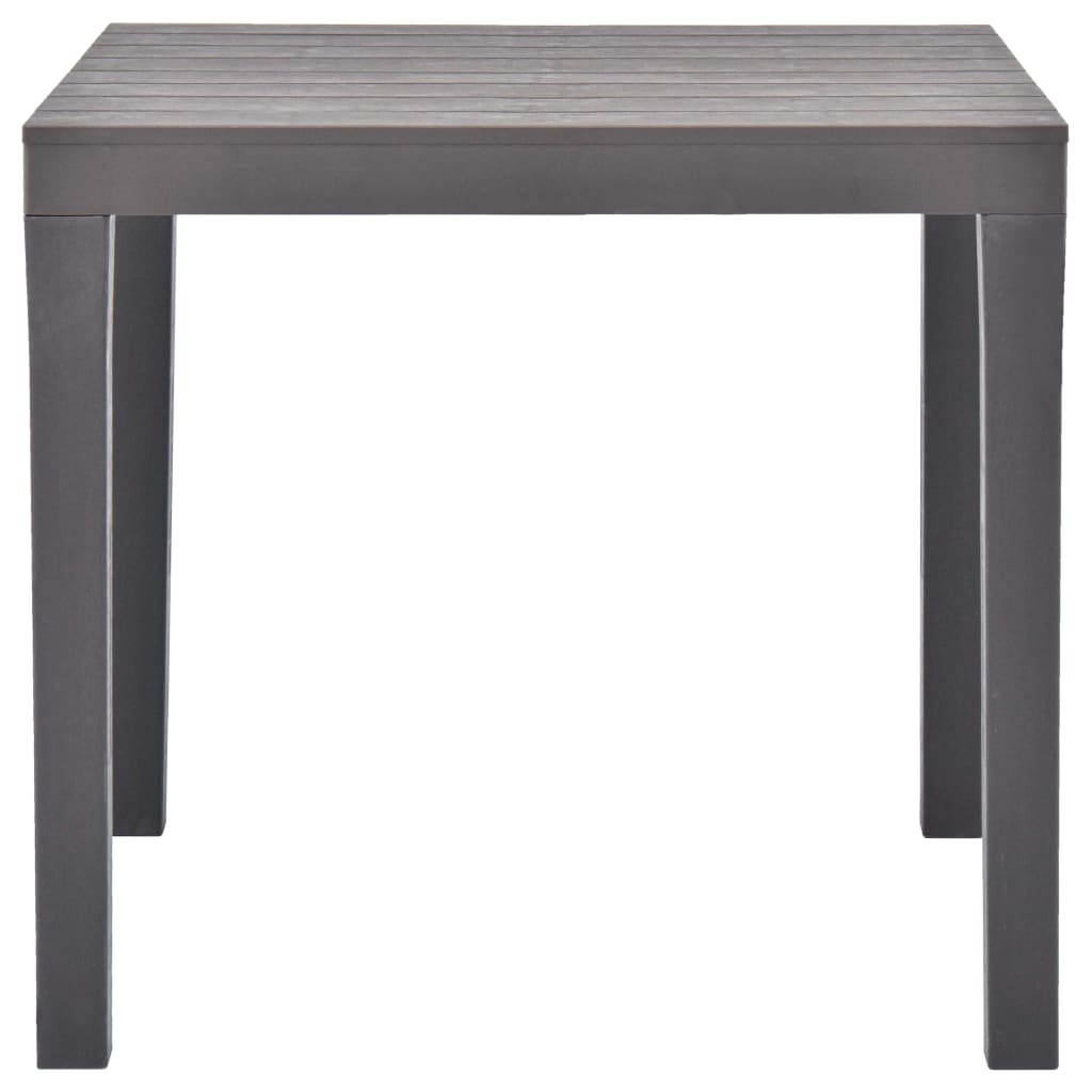 Mesa De Jardín De Plástico Color 78X78X72 Cm