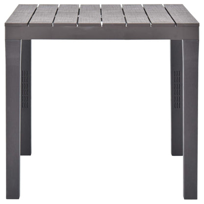 Mesa De Jardín De Plástico Color 78X78X72 Cm