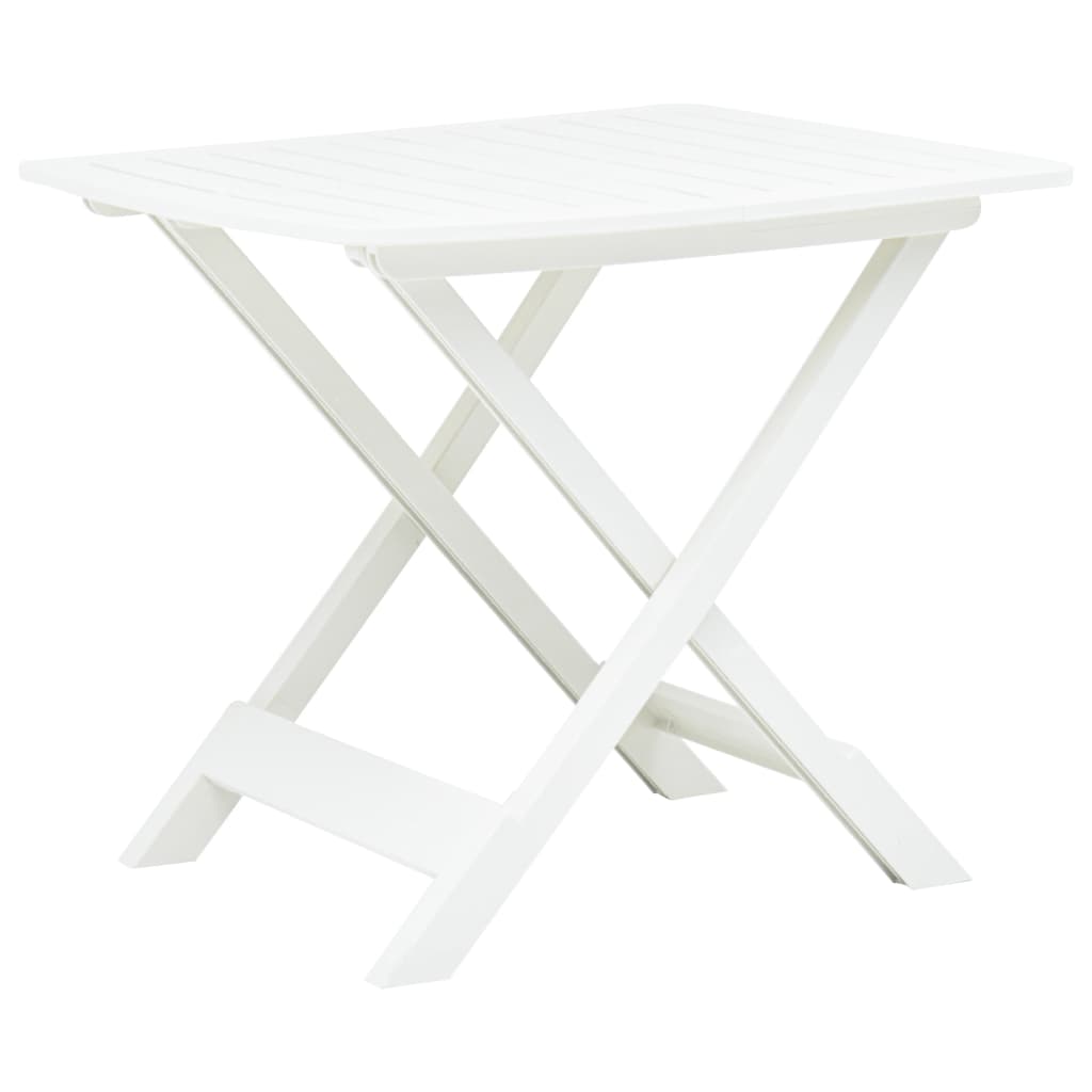 Mesa De Jardín Plegable De Plástico 79X72X70 Cm