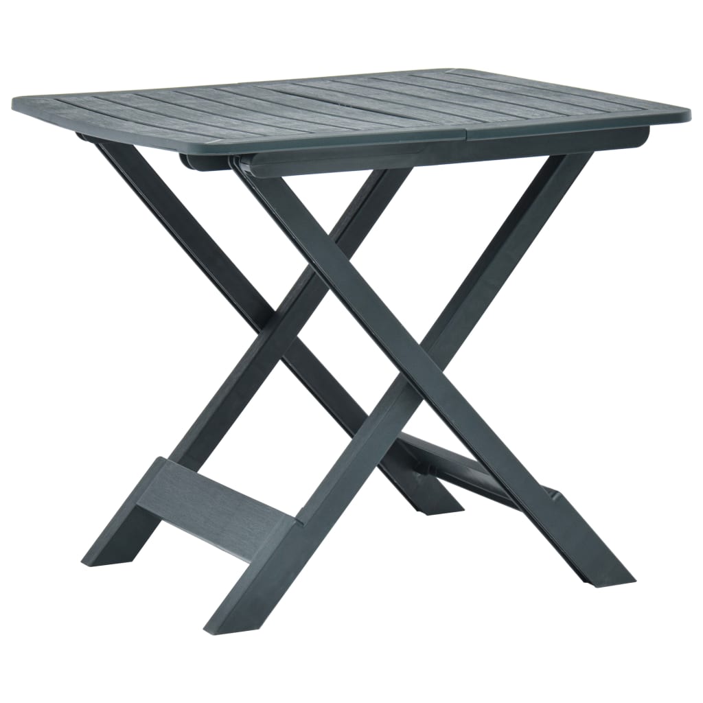 Mesa De Jardín Plegable De Plástico 79X72X70 Cm