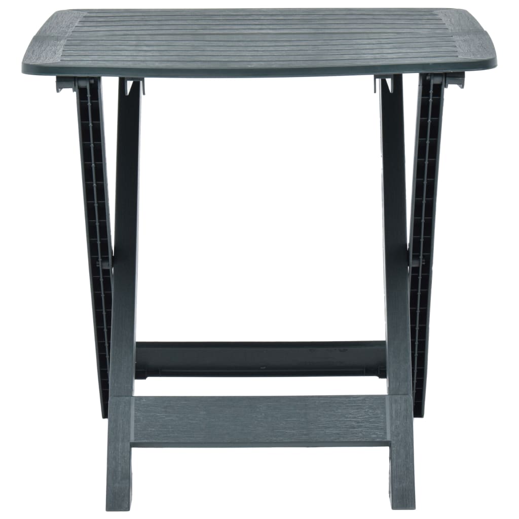 Mesa De Jardín Plegable De Plástico 79X72X70 Cm