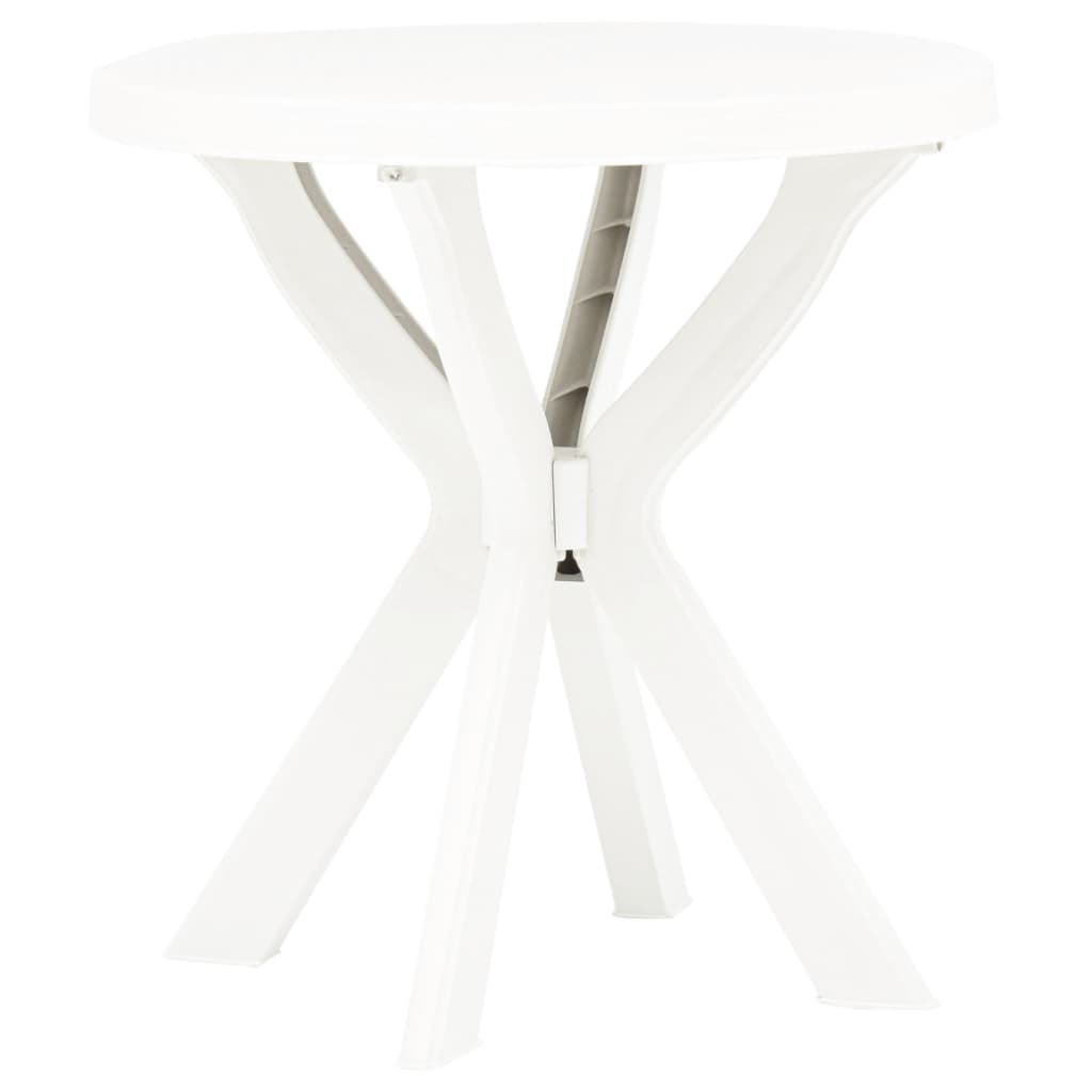 Mesa Bistro Gris Plástico Ø70 Cm