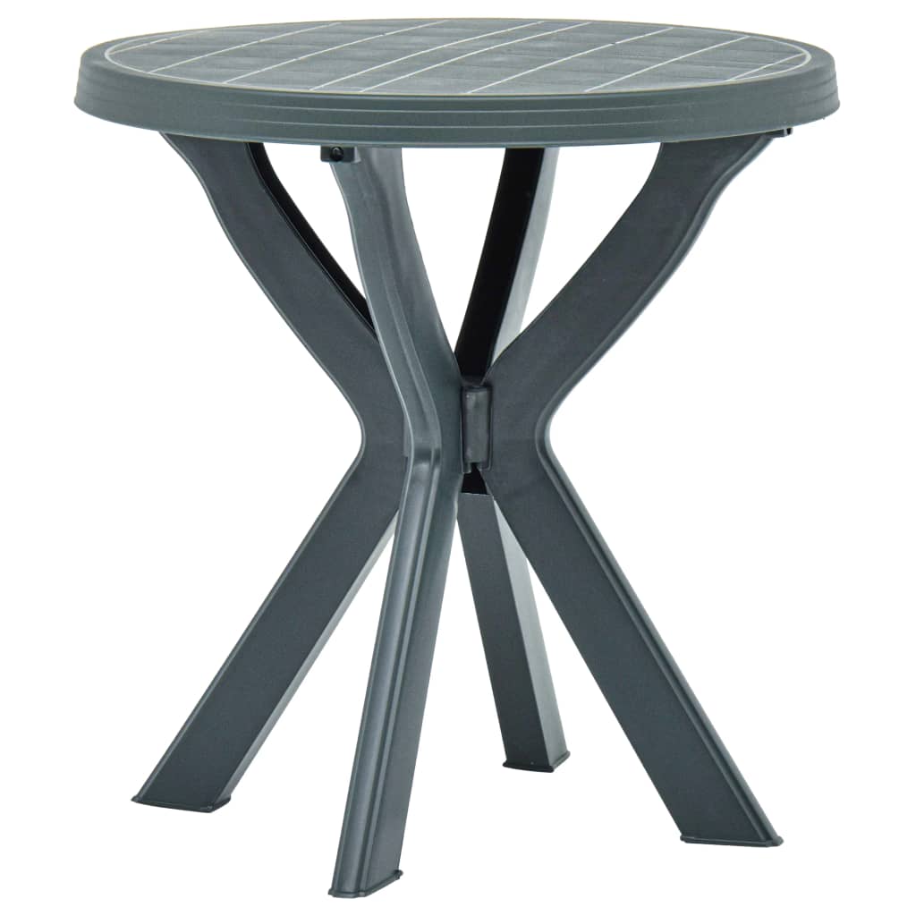 Mesa Bistro Gris Plástico Ø70 Cm