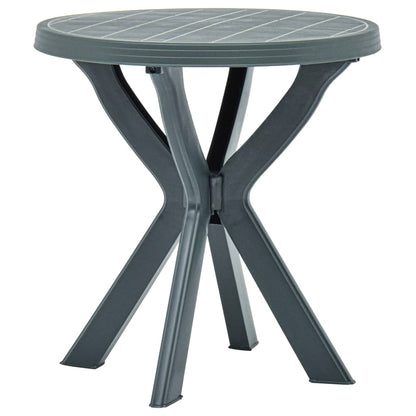 Mesa Bistro Gris Plástico Ø70 Cm