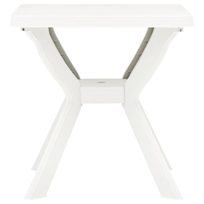 Mesa Bistro Blanca Plástico 70X70X72 Cm