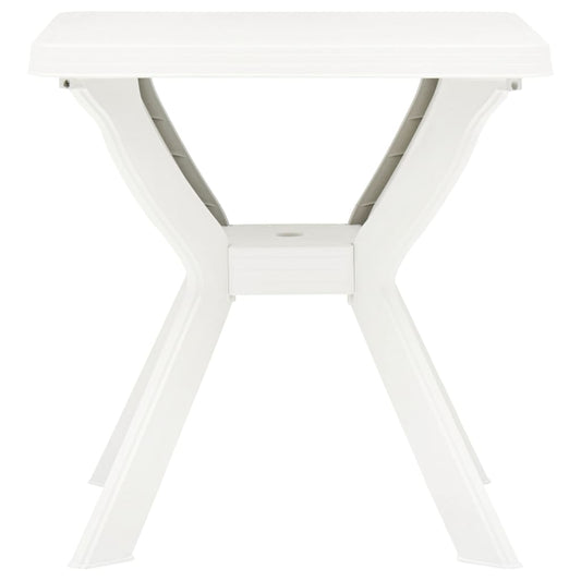Mesa Bistro Blanca Plástico 70X70X72 Cm