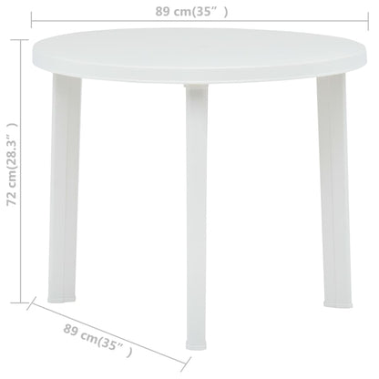 Mesa De Jardín De Plástico 89 Cm