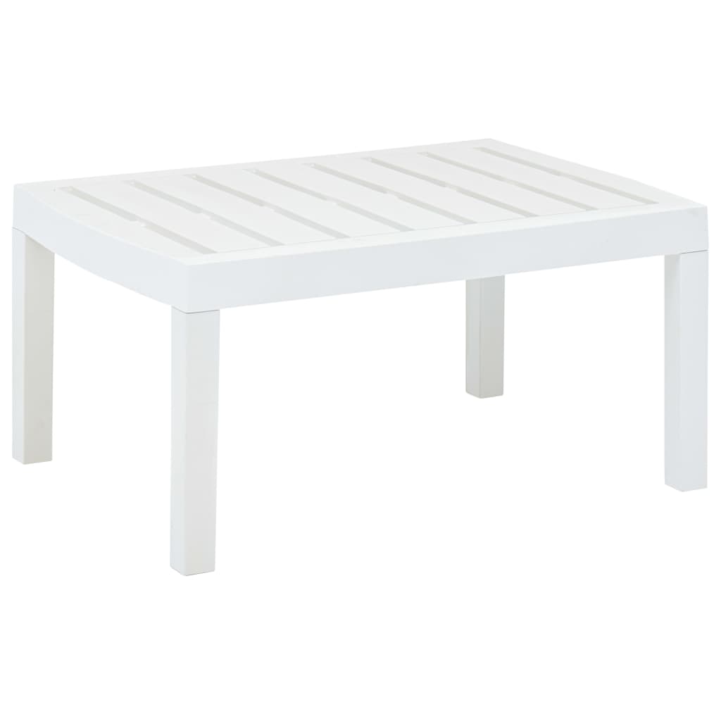Mesa De Jardín De Plástico Gris 78X55X38 Cm