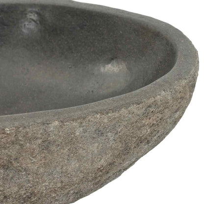 Lavabo Ovalado Piedra De Río (29-38)X(24-31) Cm