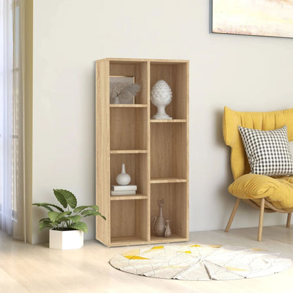 Estantería De Madera De Ingeniería 50X25X104 Cm