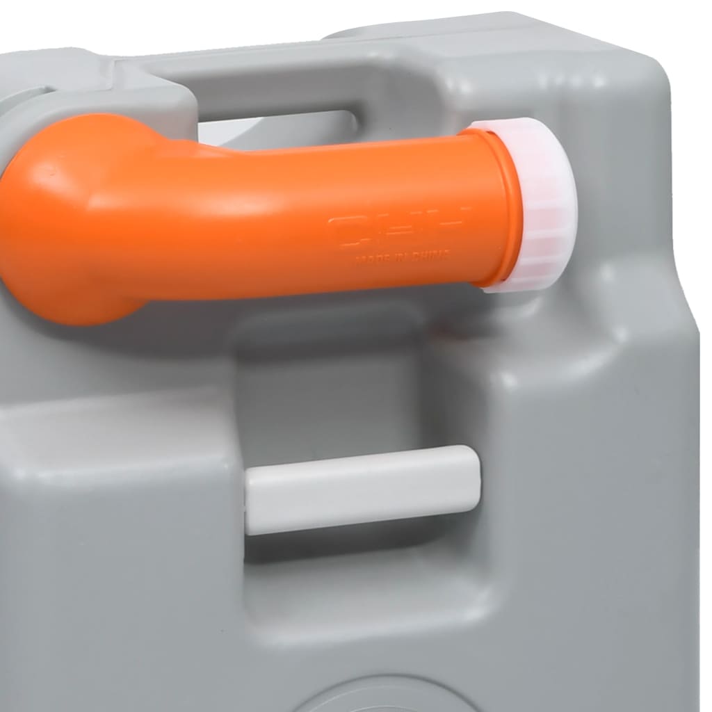 Depósito De Agua Con Ruedas Para Camping Gris 25 L