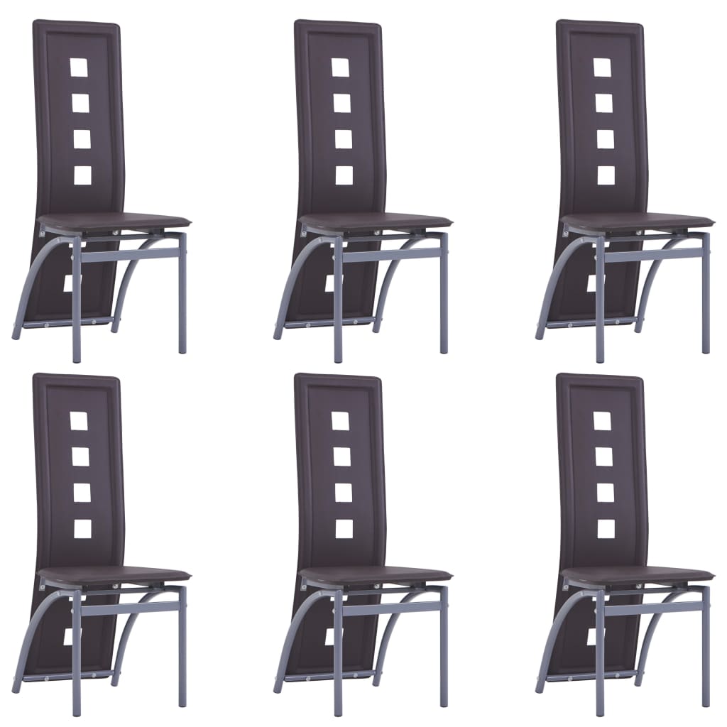 Sillas De Comedor 4 Unidades Cuero Sintético