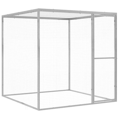 Jaula Para Gatos Acero Galvanizado 3X3X2,5 M