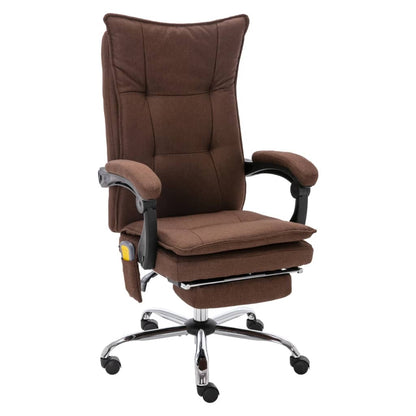 Silla De Oficina De Masaje De Tela Gris