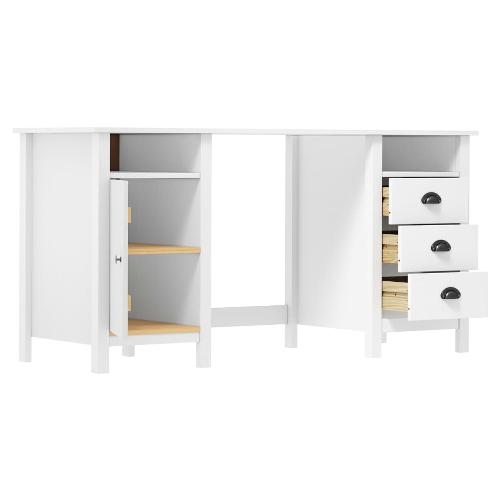 Escritorio Hill Range Madera De Pino 150X50X74 Cm