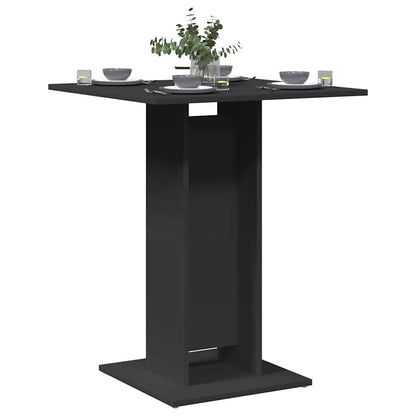 Mesa De Bistró De De 60X60X75 Cm, Fabricada En Madera De Ingeniería