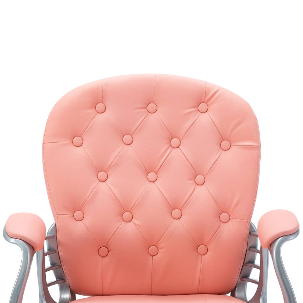 Silla De Oficina Giratoria De Cuero Sintético