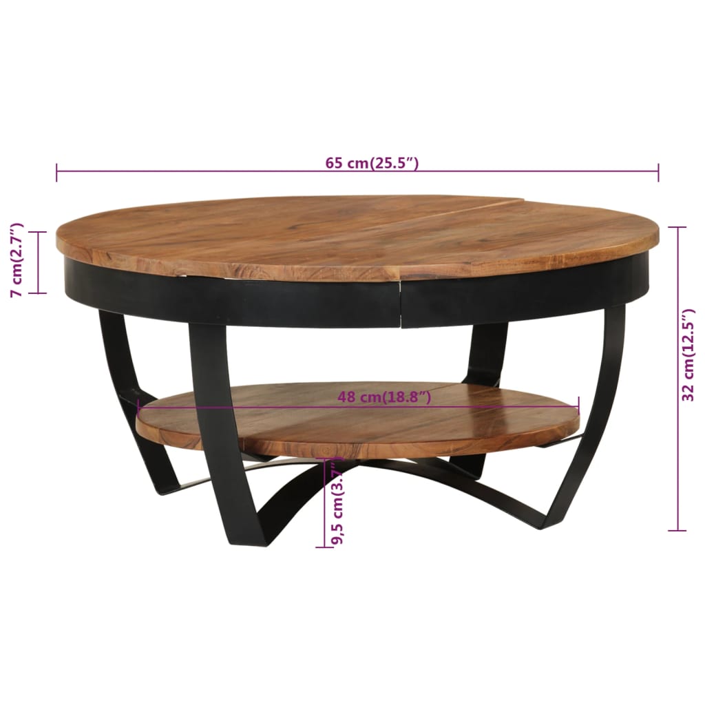 Mesa De Centro De 65X