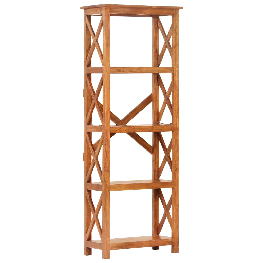 Estantería De Madera Maciza De Acacia Acabado Miel 60X30X