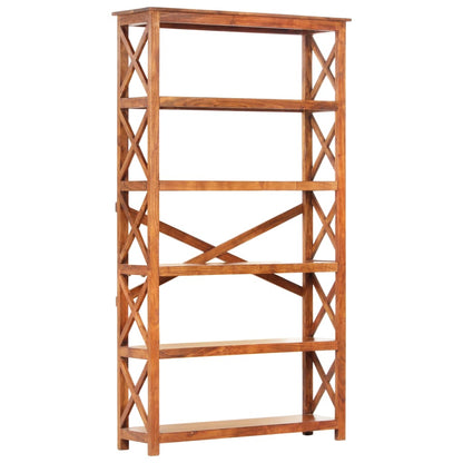 Estantería De Madera Maciza De Acacia Acabado Miel 60X30X