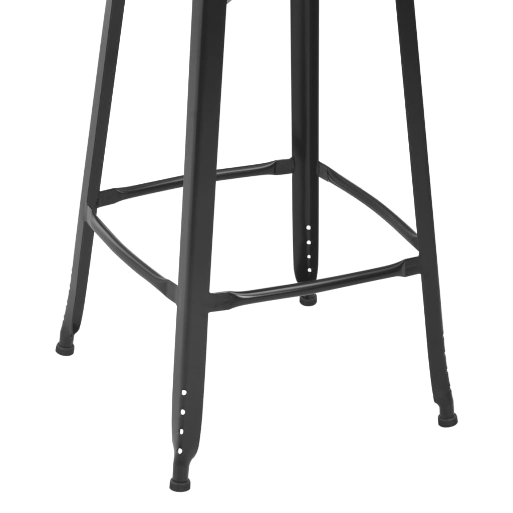 Taburetes De Cocina 6 Unidades Acero