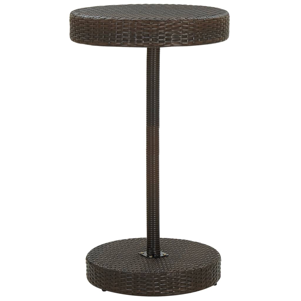 Mesa De Jardín De Ratán Sintético 60,5X106 Cm