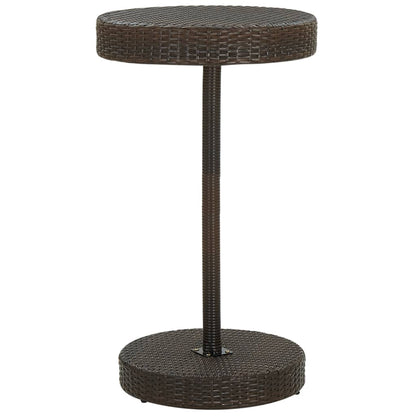 Mesa De Jardín De Ratán Sintético 60,5X106 Cm