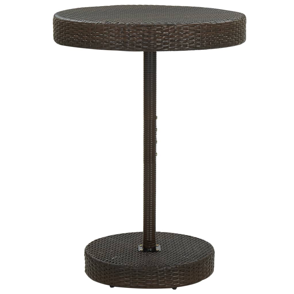 Mesa De Jardín De Ratán Sintético 75,5X106 Cm