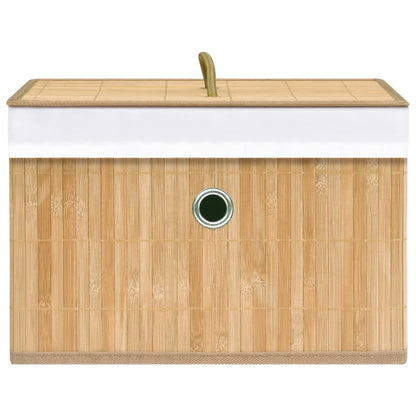 Cajas De Almacenamiento De Bambú 4 Unidades