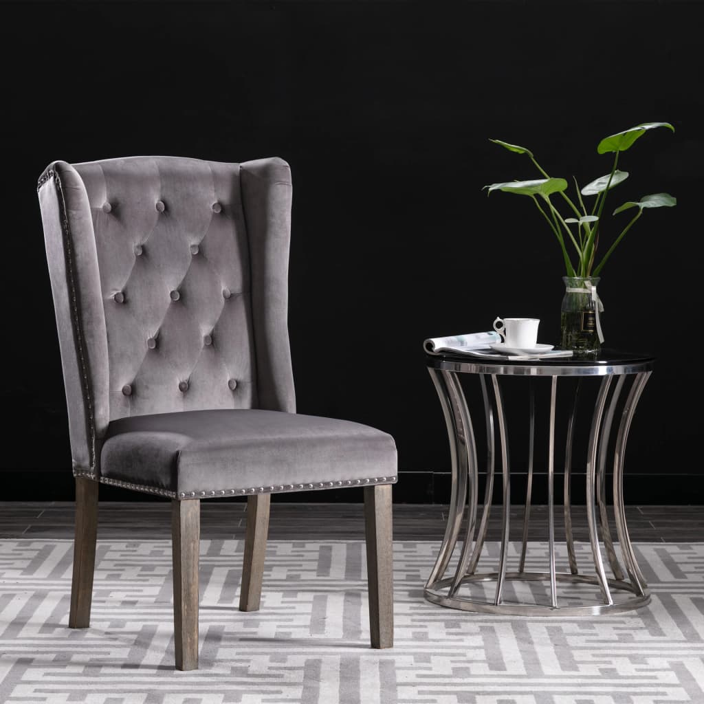 Silla De Comedor De Terciopelo