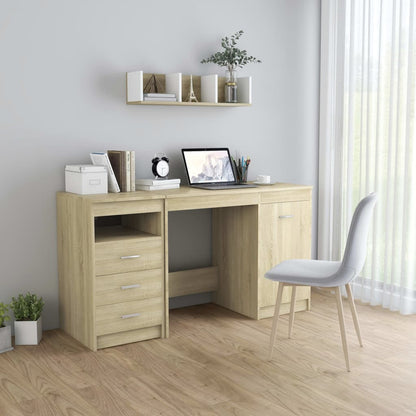 Escritorio Madera De Ingeniería 140 X 50 X 76 Cm