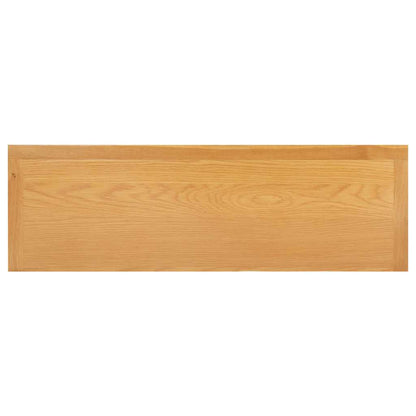 Cajonera De Madera De Roble Macizo 105X33,5X73 Cm