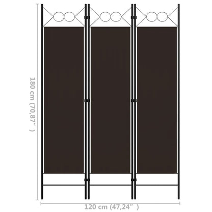 Biombo Divisor De 3 Paneles 120X180 Cm