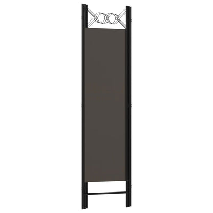 Biombo Divisor De 3 Paneles Gris 120X180 Cm