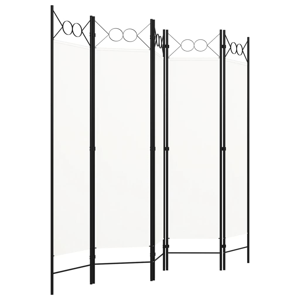 Biombo Divisor De 5 Paneles 200X180 Cm